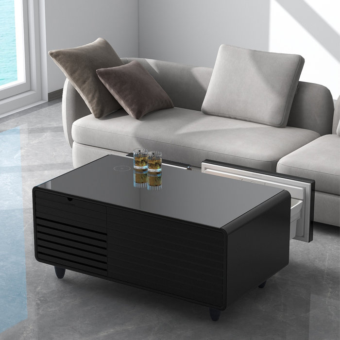 Livtab Smart Coffee Table with Fridge and Wireless Charging & Reviews